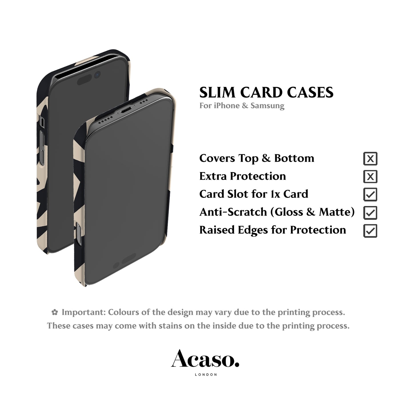 Wonky Stars Card Case