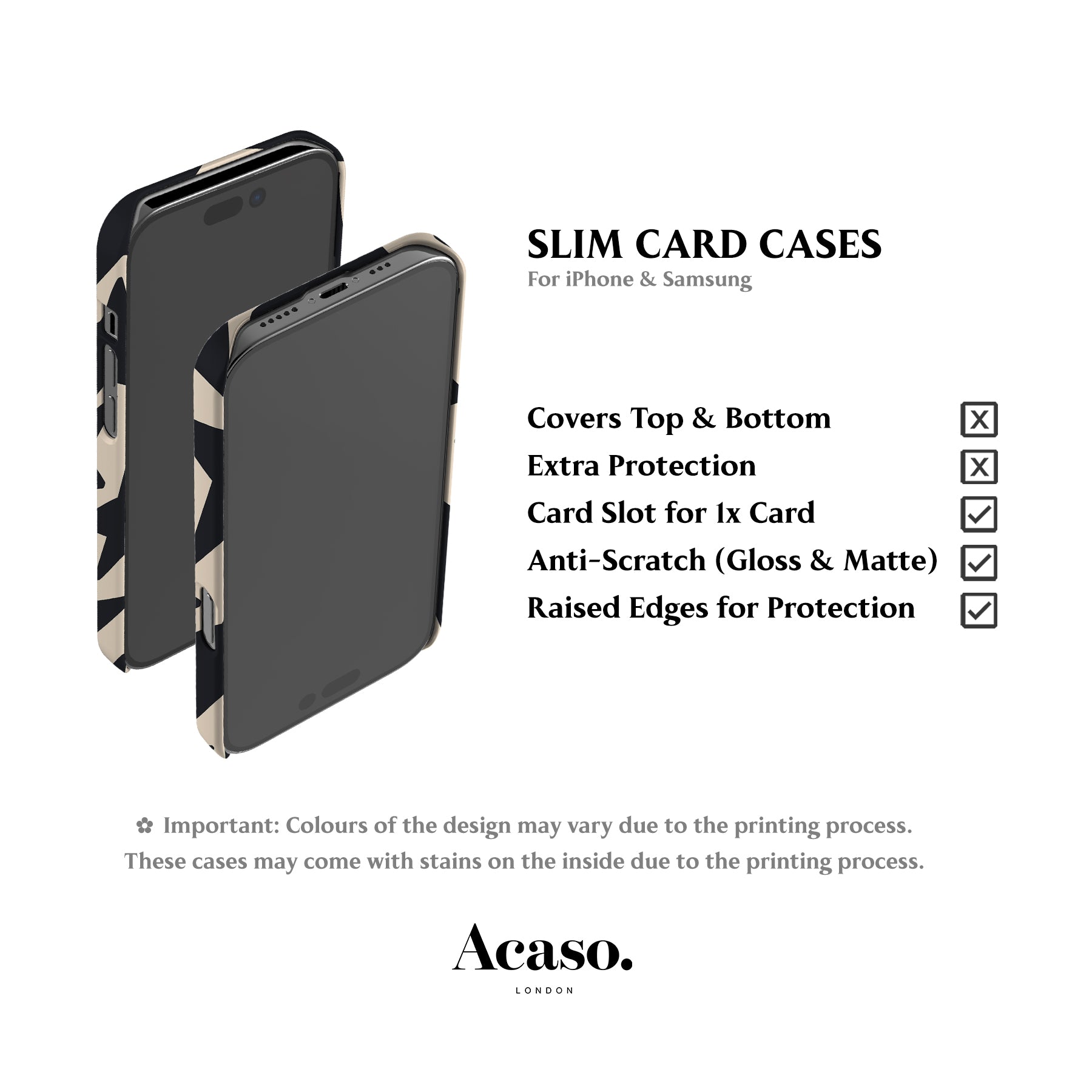 Wonky Stars Card Case