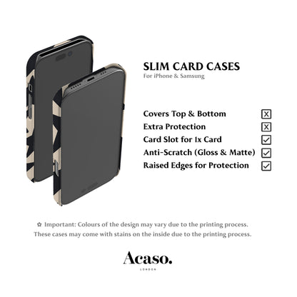 Wonky Stars Card Case