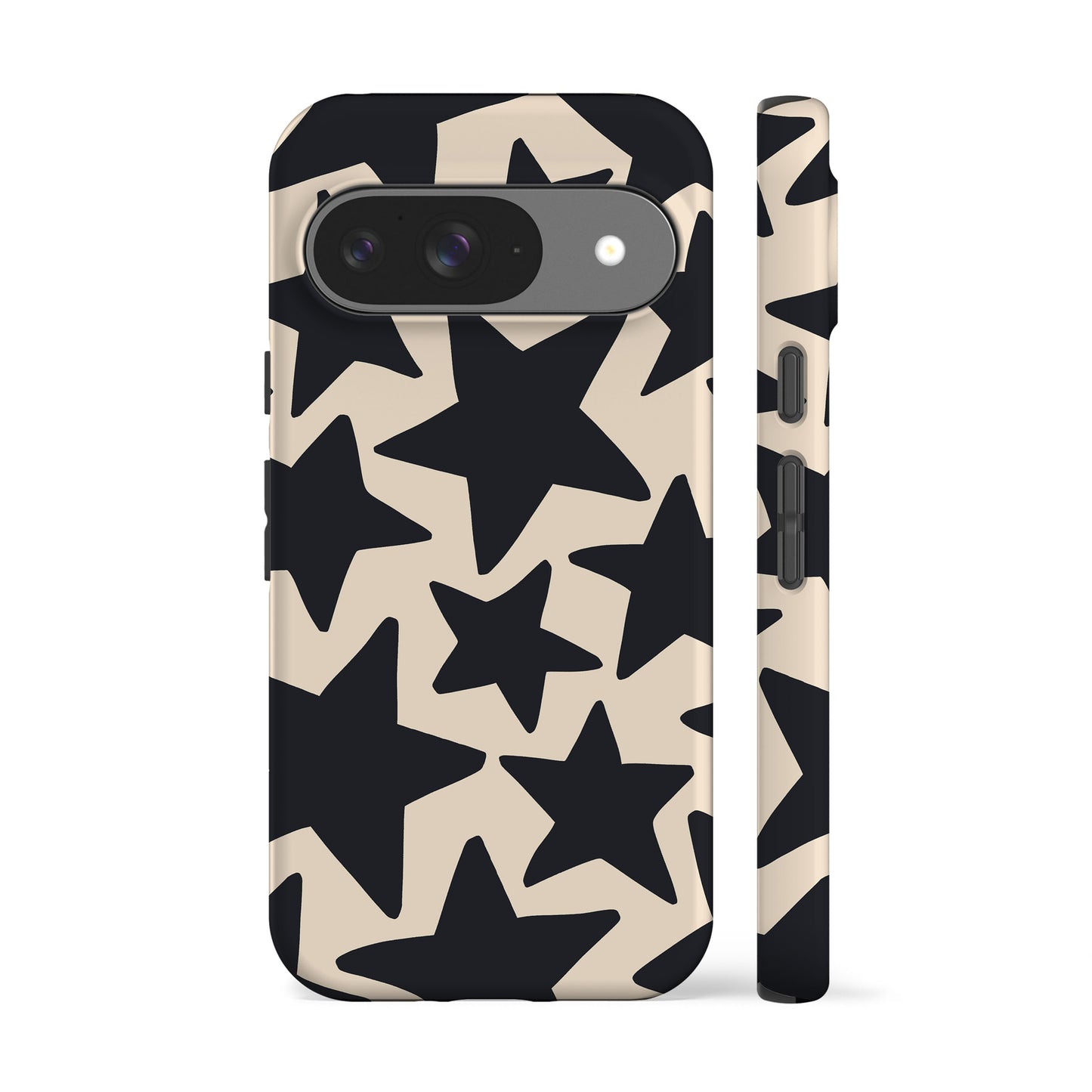 Wonky Stars Cream Phone Case