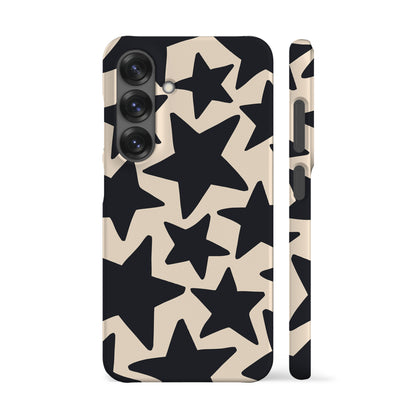 Wonky Stars Cream Phone Case