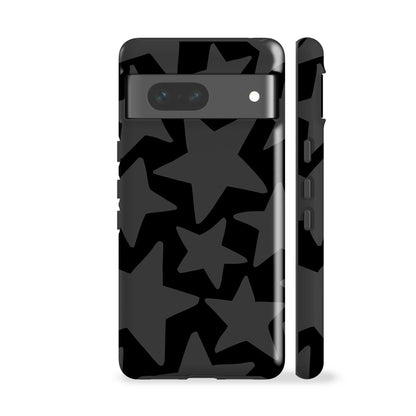 Wonky Stars Grey Phone Case