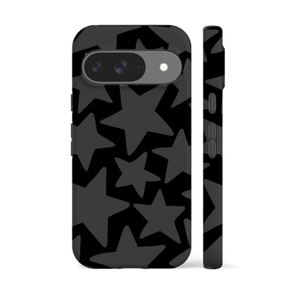 Wonky Stars Grey Phone Case