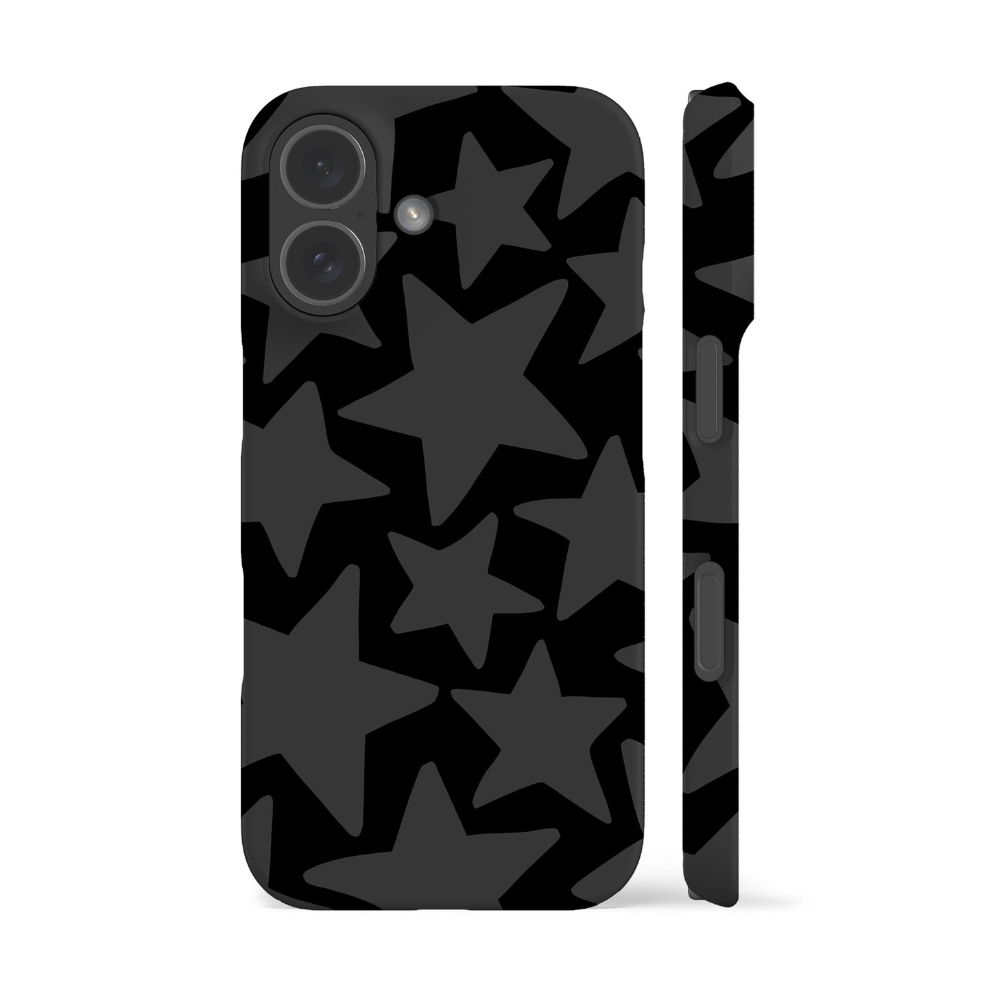 Wonky Stars Grey Phone Case