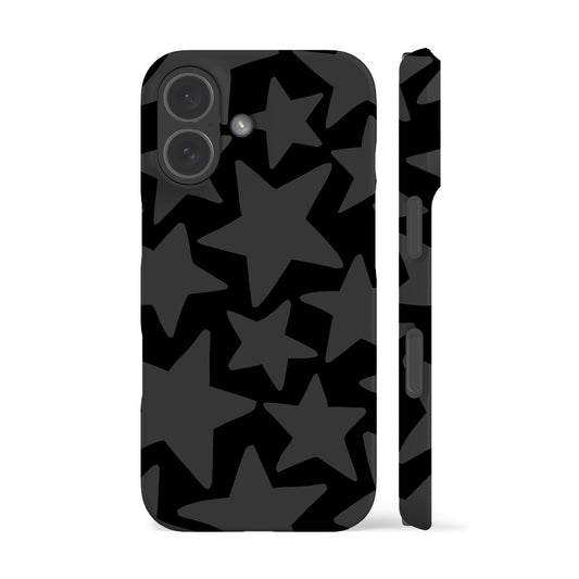 Wonky Stars Grey Phone Case