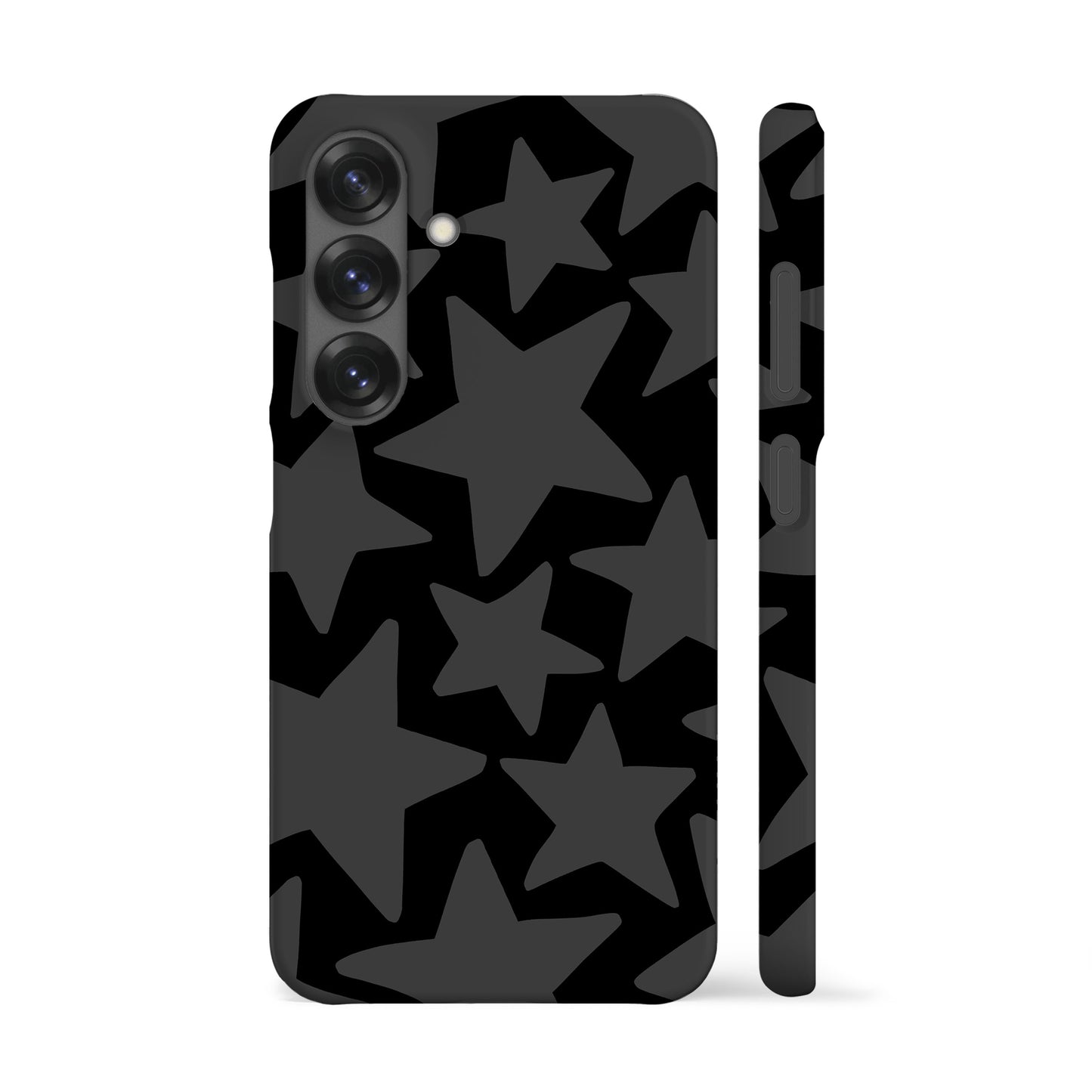 Wonky Stars Grey Phone Case