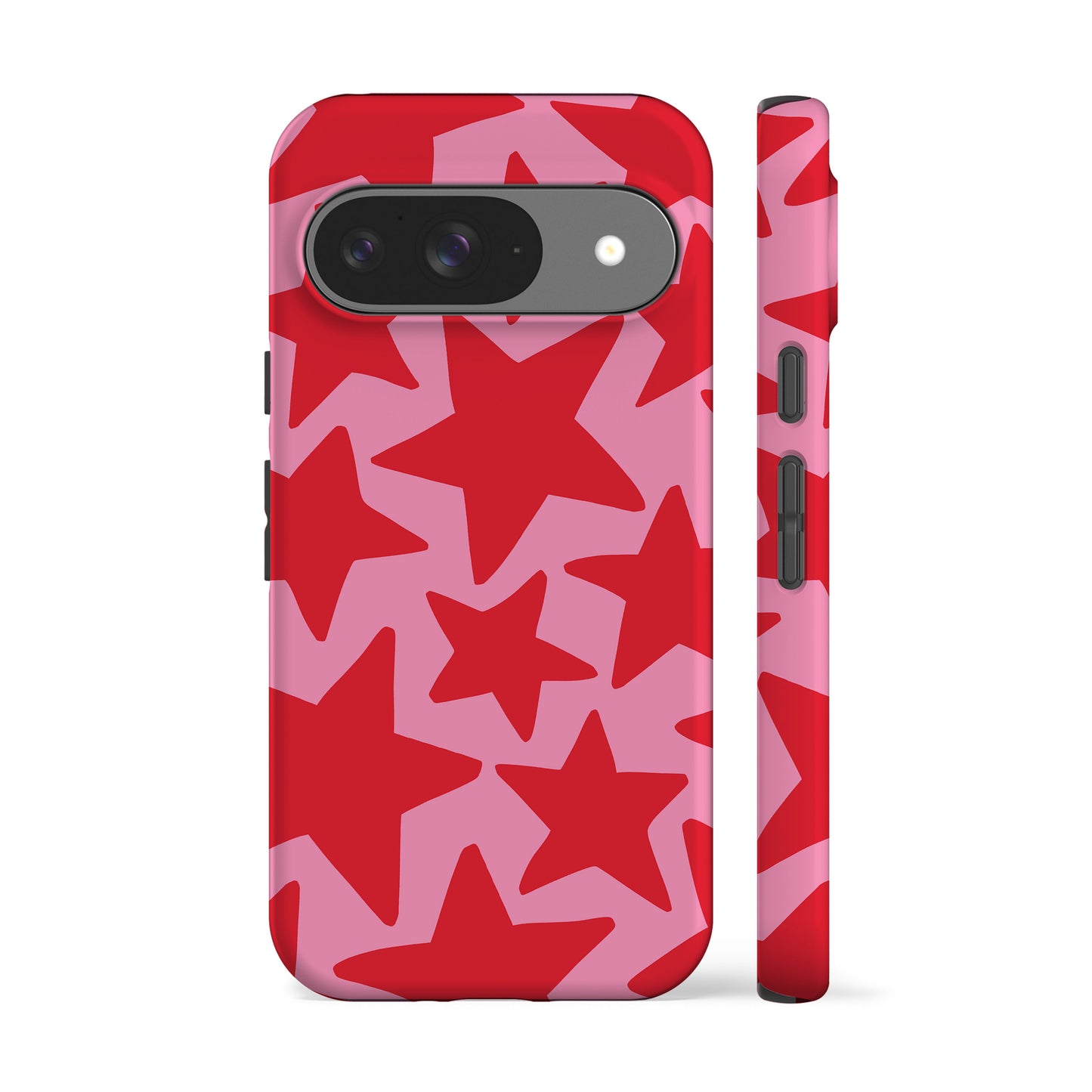 Pink Red Stars Phone Case