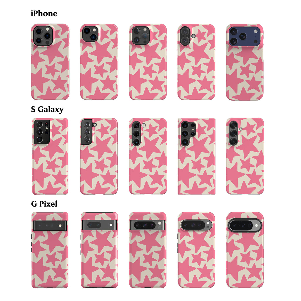 Pink Stars Phone Case