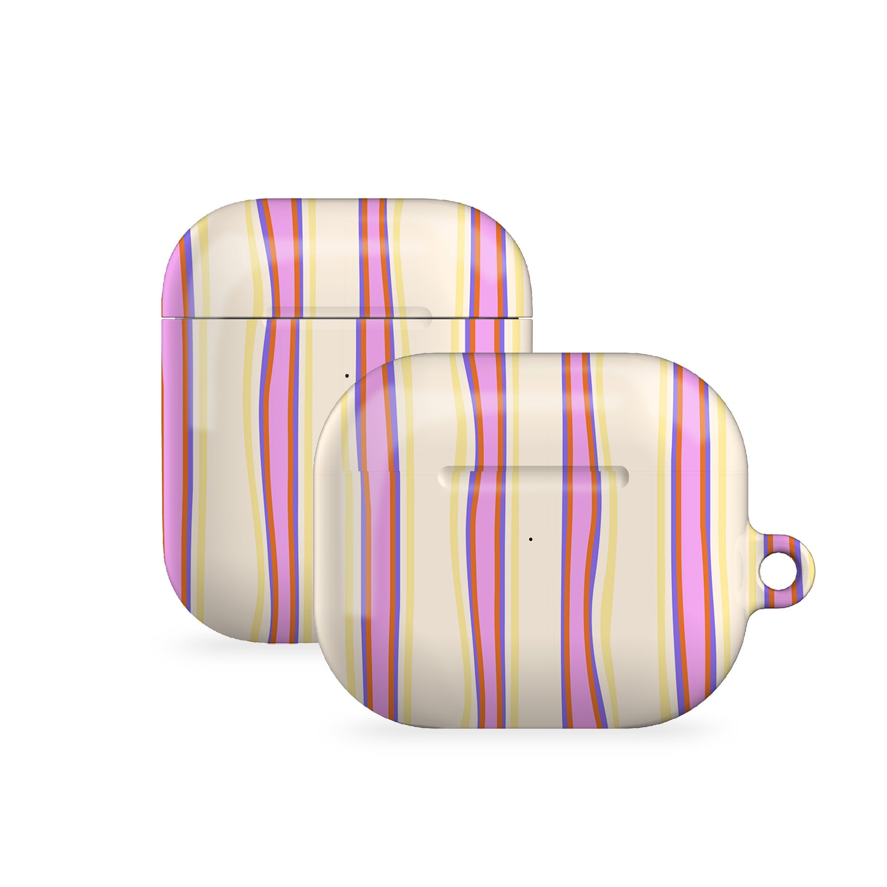 Wonky Summer Stripes AirPods Case Cover