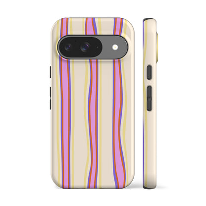 Wonky Summer Stripes Phone Case