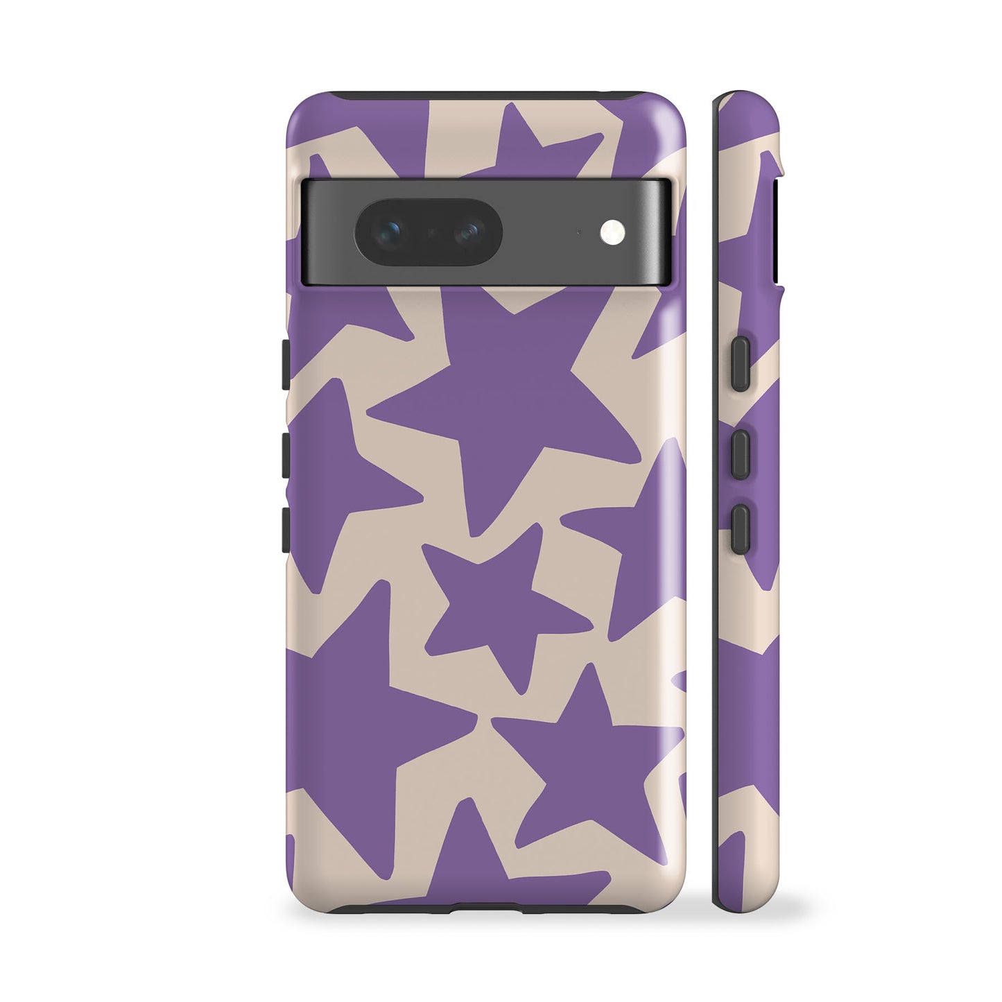 Purple Stars Phone Case