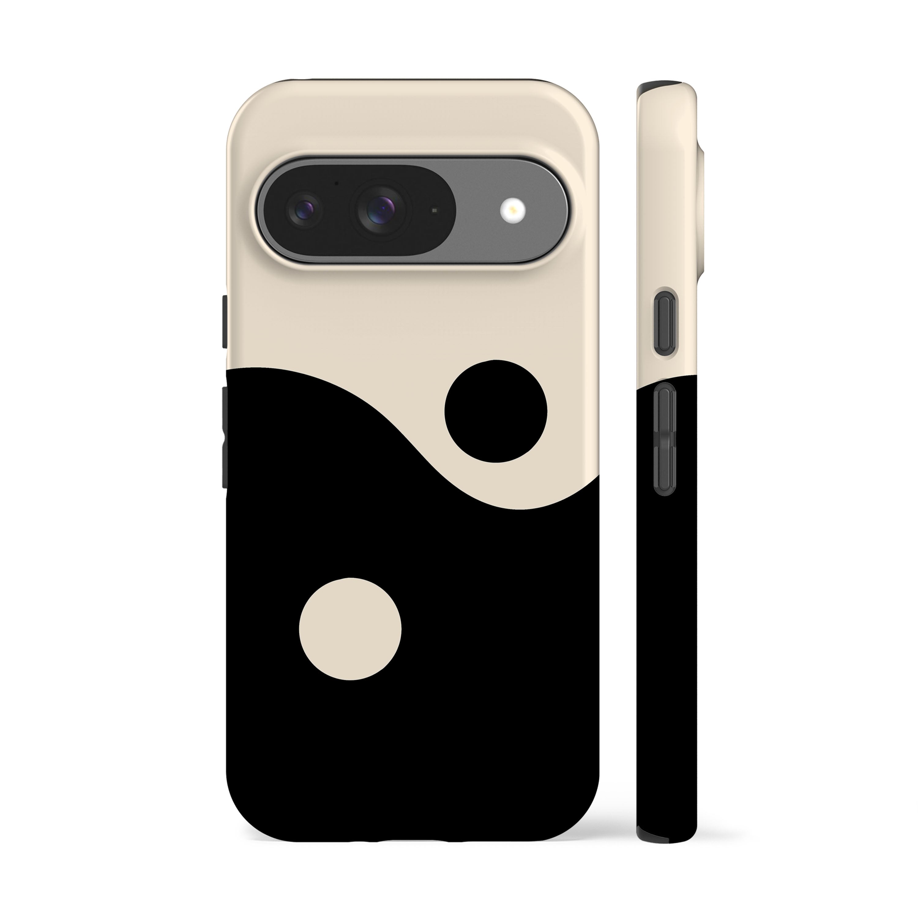 Yin Yang Black Phone Case