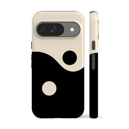Yin Yang Black Phone Case