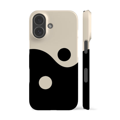Yin Yang Black Phone Case