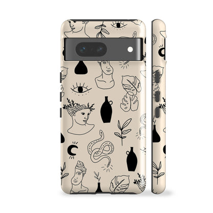 Boho Mythos Cream Phone Case