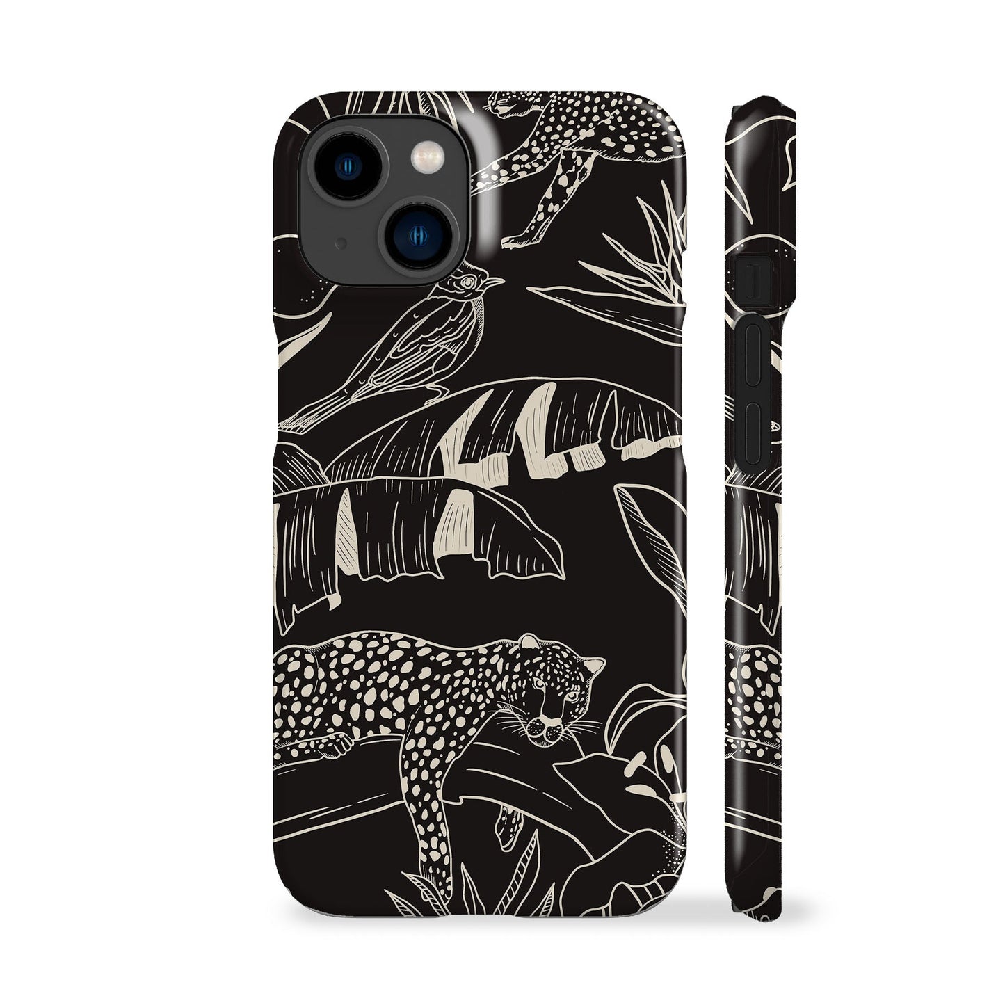 Jungle Jouy Black Phone Case