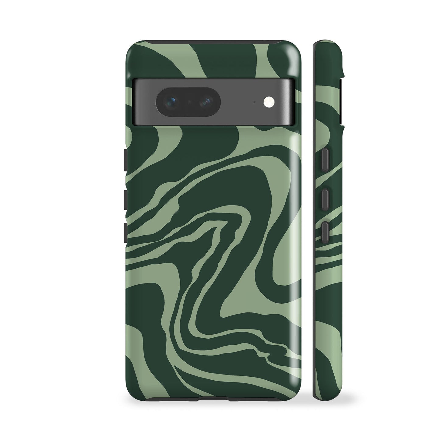 Liquid Marble Green Phone Case