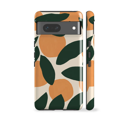 Orange Painted Art Phone Case