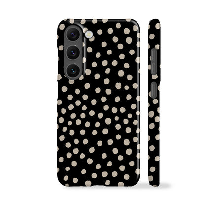 Painted Dots Black Phone Case