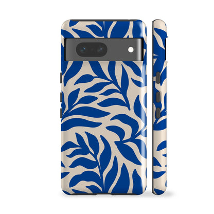 Blue Leaves Phone Case