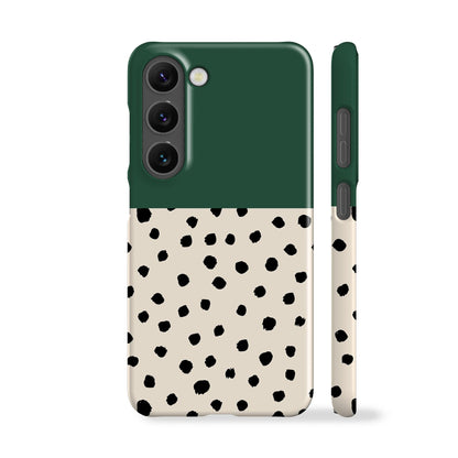 Geo Spotty Dark Green Phone Case