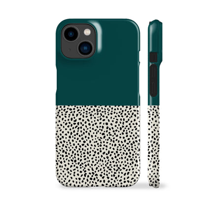 Geo Dalmatian Teal Phone Case