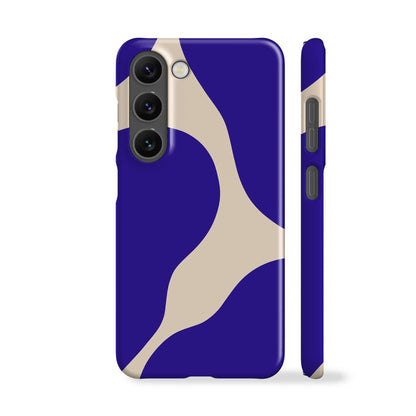 Modern Blue Shapes Phone Case