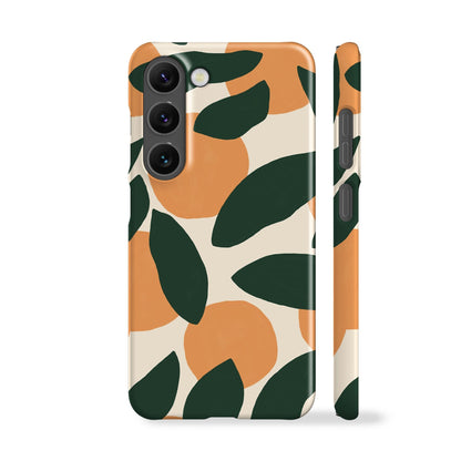 Orange Painted Art Phone Case