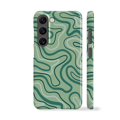 Maya Line Art Green Phone Case