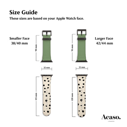 a picture of a watch strap size guide