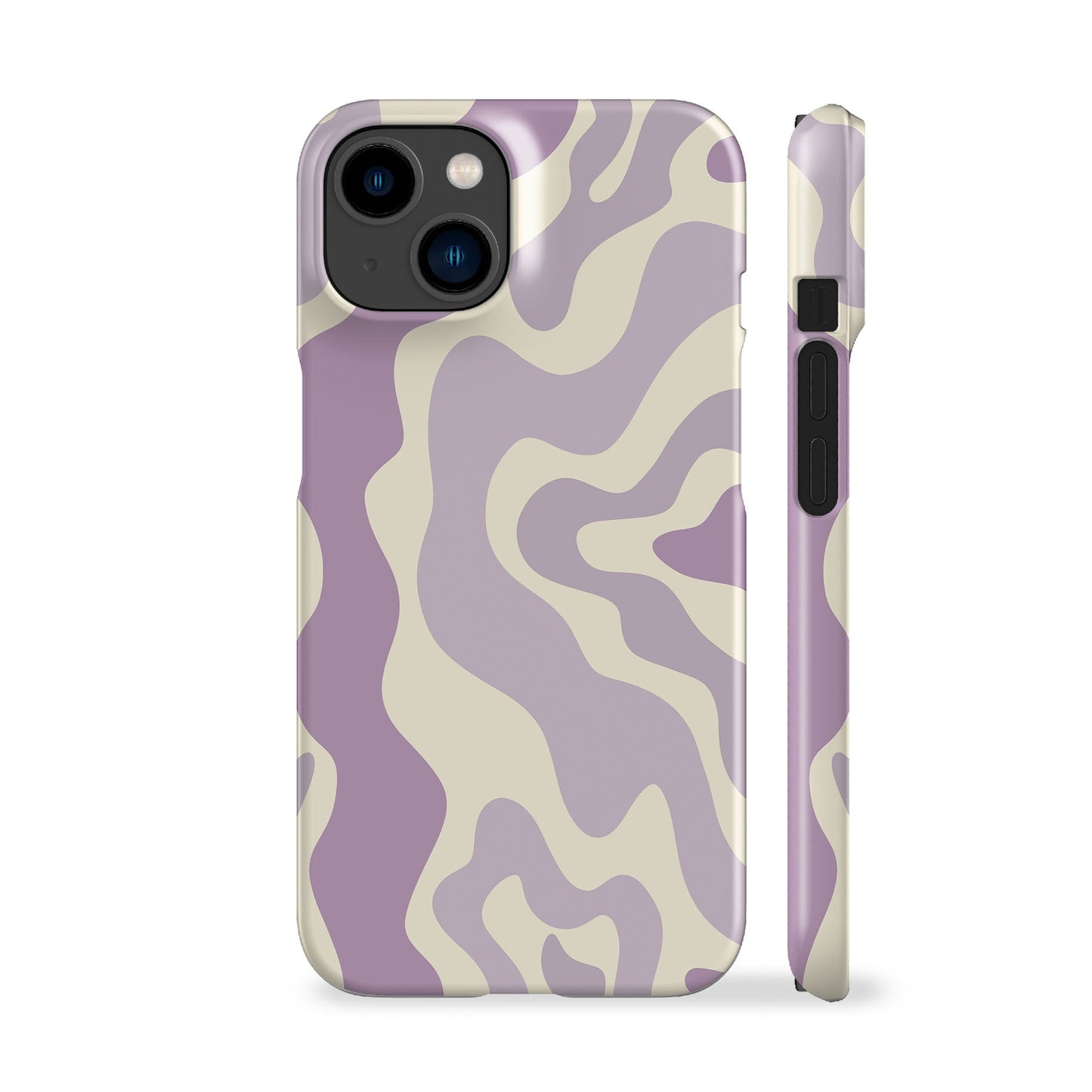 Abstract Wavy Lilac Phone Case