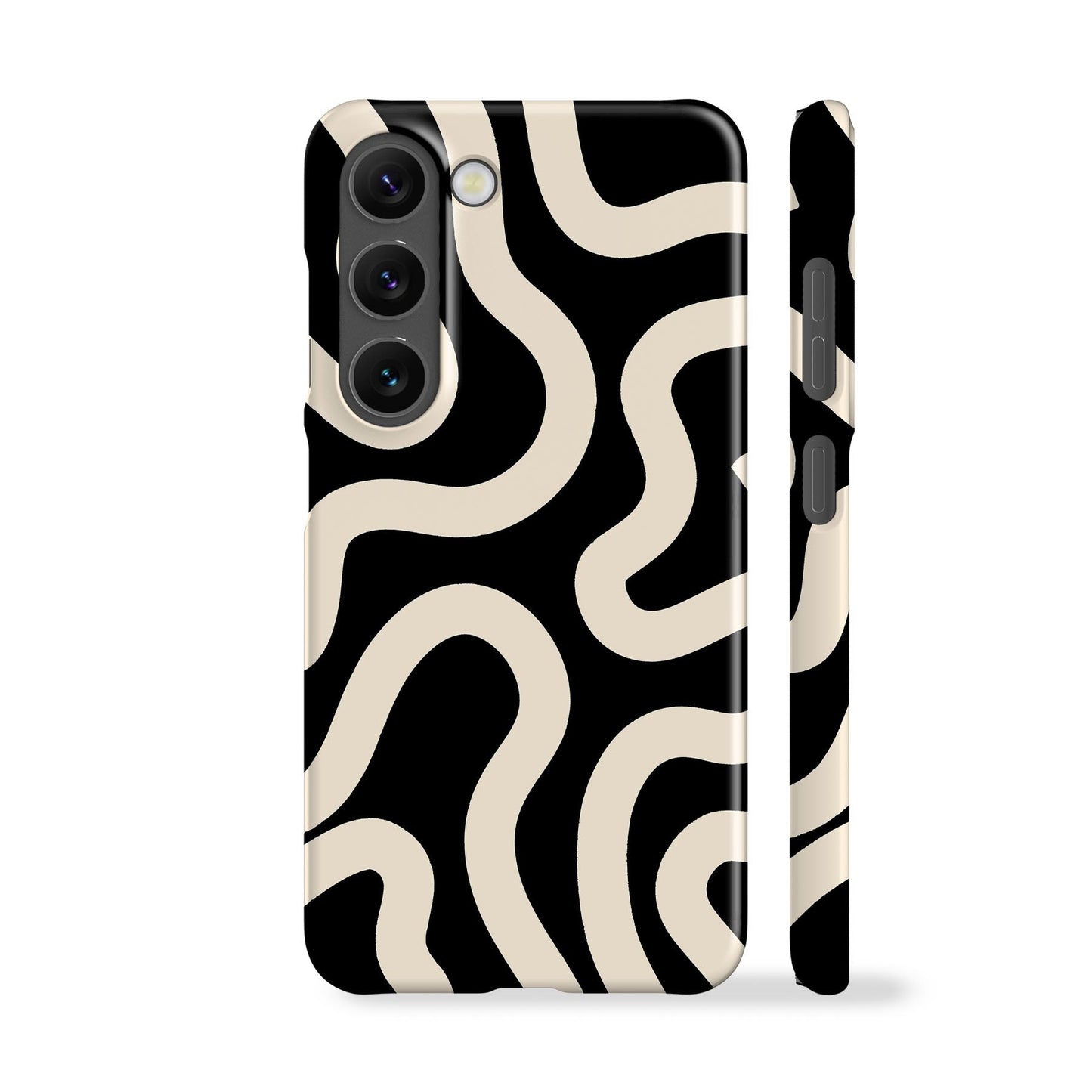 Boho Line Art Black Phone Case