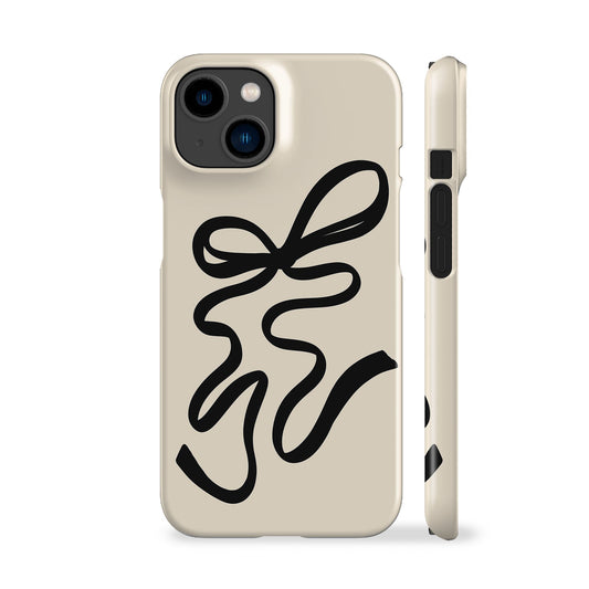 Black Ribbon Phone Case