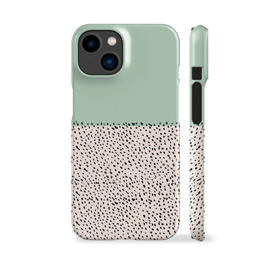 Geo Mini Dots Green Phone Case