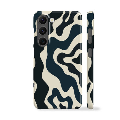 Abstract Wavy Navy Phone Case