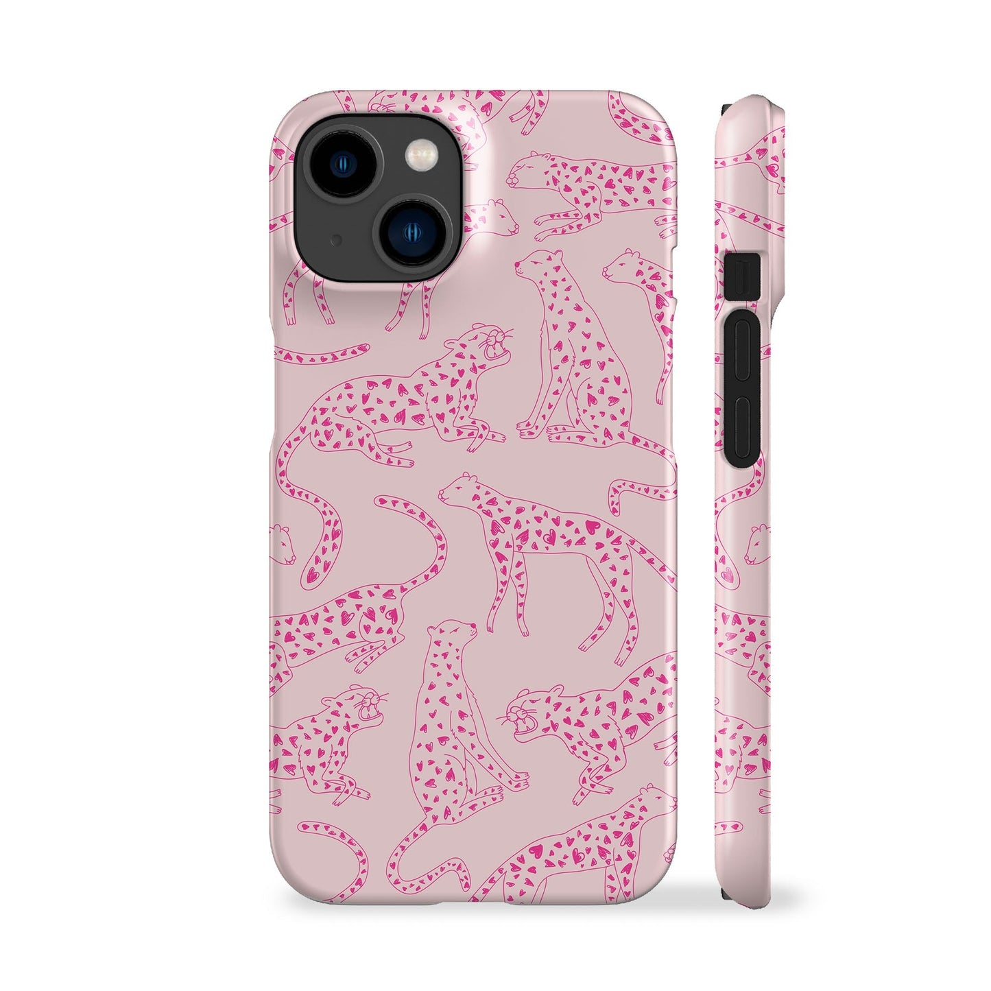 Cute Pink Leopards Phone Case