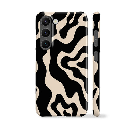 Abstract Wavy Cream Phone Case