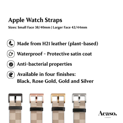 the apple watch strap features different types of buckles