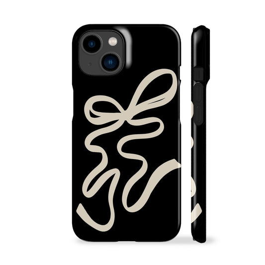 Cream Ribbon Phone Case