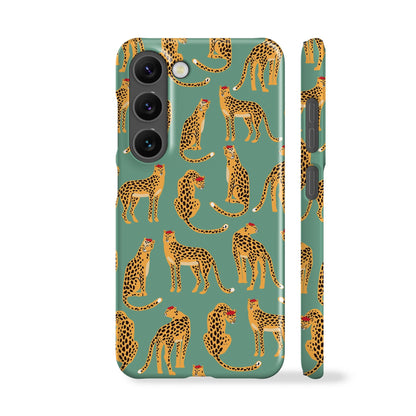 French Cheetah Malachite Phone Case