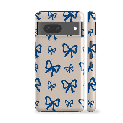 Blue Bows Phone Case