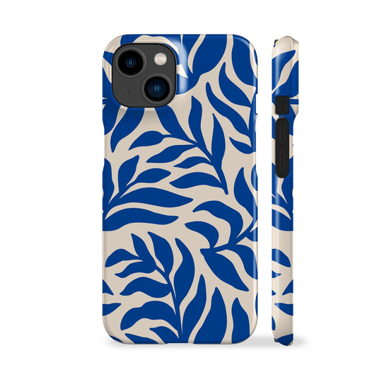 Blue Leaves Phone Case