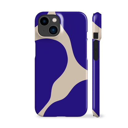 Modern Blue Shapes Phone Case