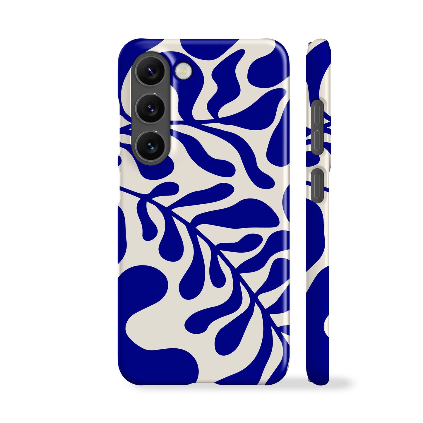 Blue Leafy Phone Case