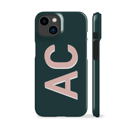 Personalised Teal Phone Case