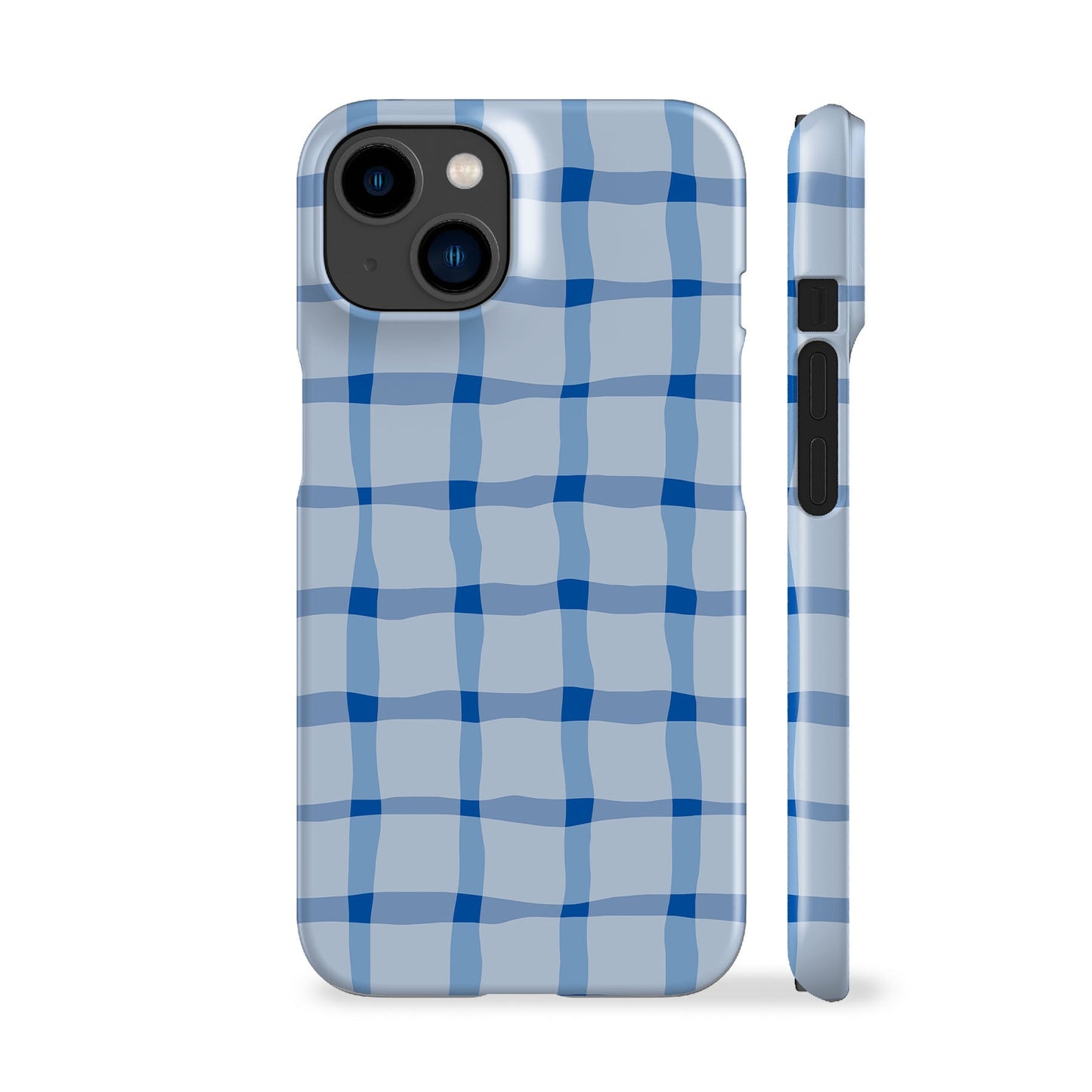 Blue Summer Check Phone Case