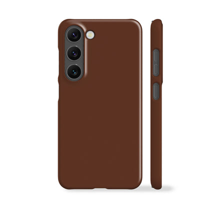 Solid Fondant Brown Phone Case