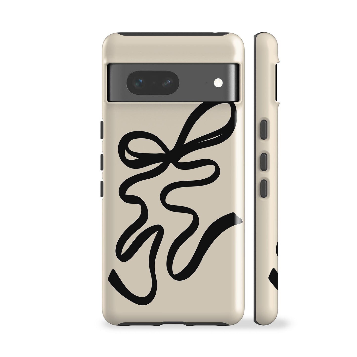 Black Ribbon Phone Case