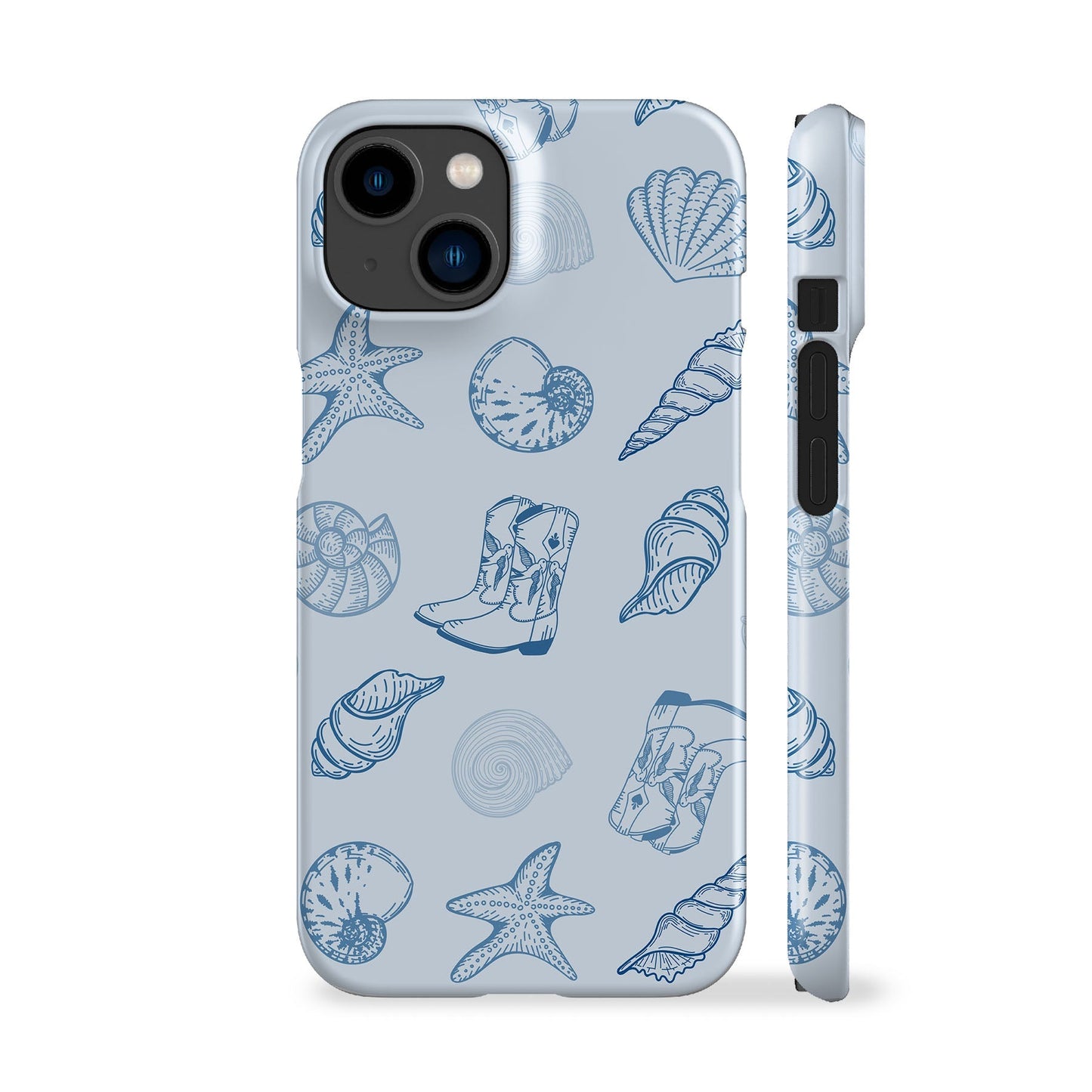 Coastal Cowgirl Blue Phone Case