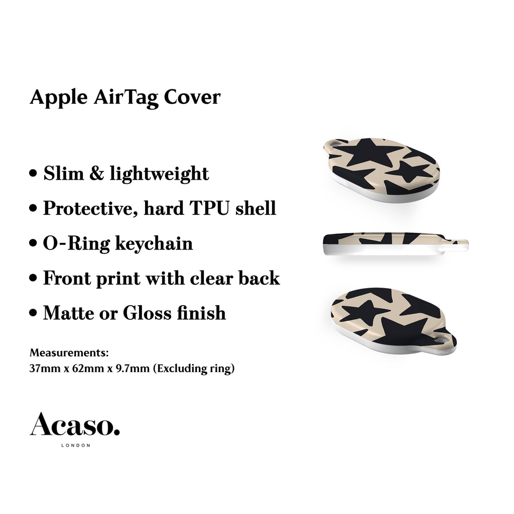 Wonky Stars AirTag Holder
